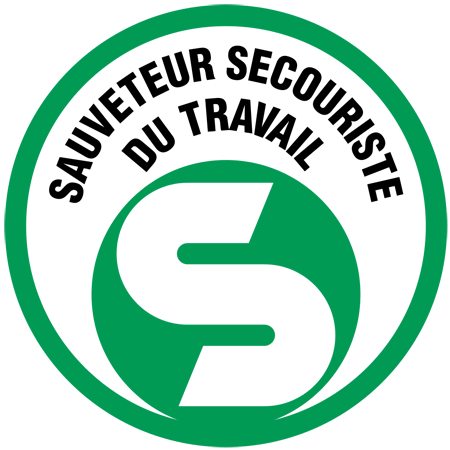 Sauveteur secouriste du travail Logo 